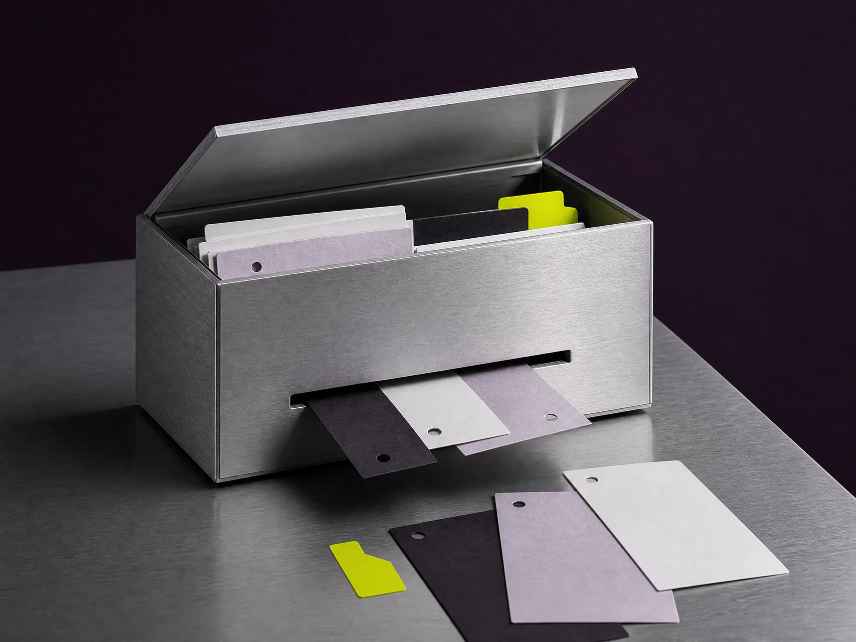 Case binder entering an archive intake slot