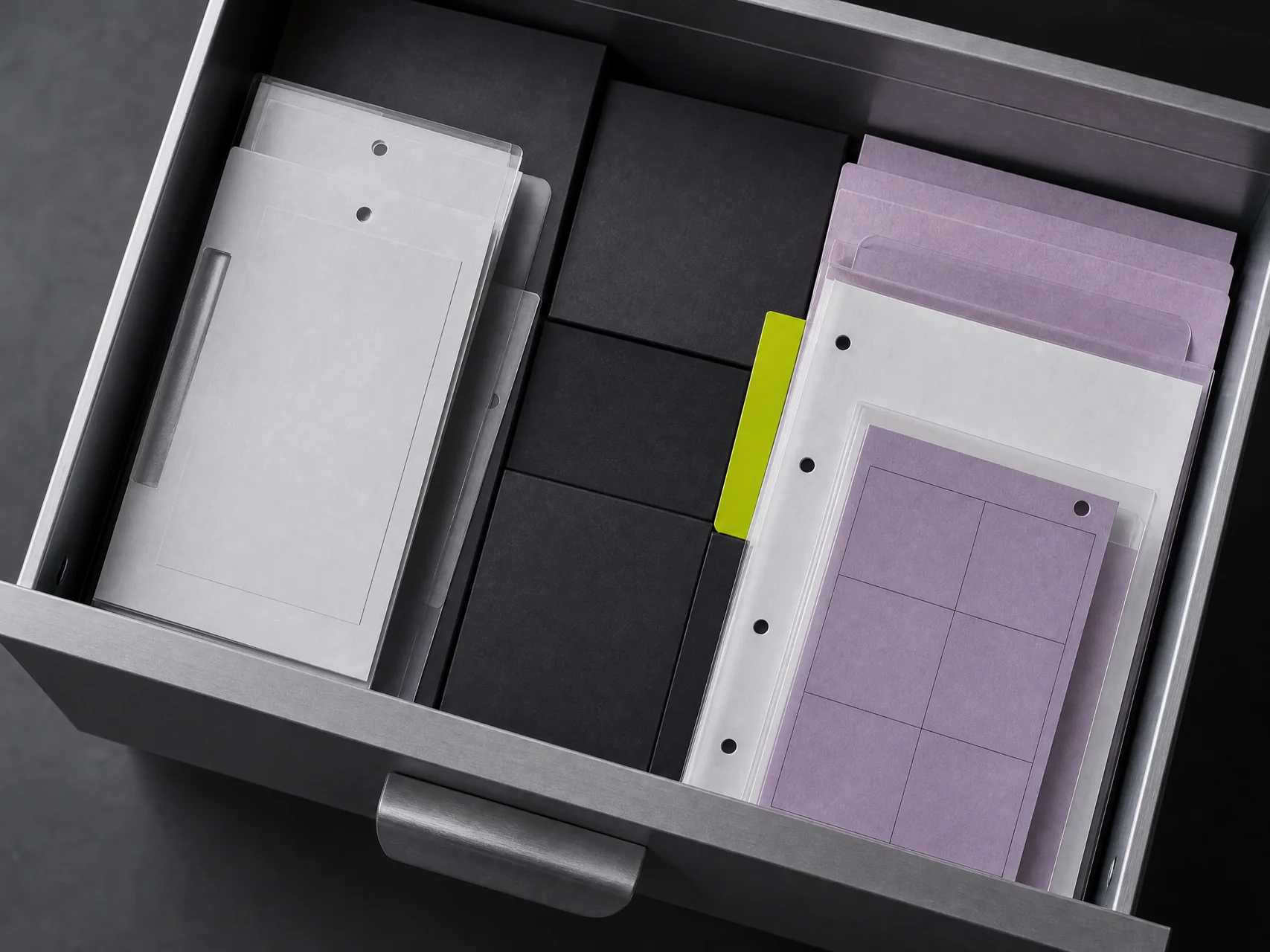 Aluminium archive containing professional evidence
